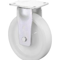 BS ROLLEN Schwerlastrolle Kunststoff, Bockrolle, Kugellager, Platte, Ø x Breite 100 x 37 mm, TK 400 kg von BS ROLLEN