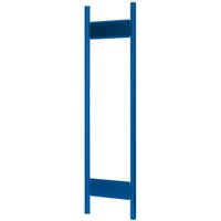 T-Profil-Rahmen MULTIplus für SCHULTE Fachbodenregal, enzianblau, vormontiert, 2 Tiefenriegel, HxT 2.000 x 300 mm von SCHULTE