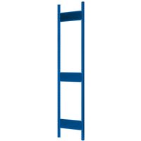 T-Profil-Rahmen MULTIplus für SCHULTE Fachbodenregal, enzianblau, vormontiert, 3 Tiefenriegel, HxT 2.500 x 500 mm von SCHULTE
