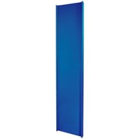 T-Profil-Vollblechrahmen MULTIplus für SCHULTE Fachbodenregal, enzianblau, vormontiert, HxT 2.000 x 600 mm von SCHULTE