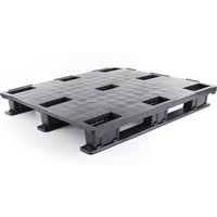 Leichtpalette aus Kunststoff, 1200x1000x153 mm von ALPHA Paletten