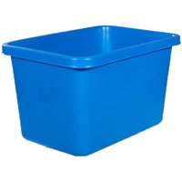 Rechteckbehälter M, geschlossen, blau, 902x660x518 mm von ALPHA Paletten