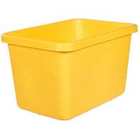 Rechteckbehälter M, geschlossen, gelb, 902x660x518 mm von ALPHA Paletten