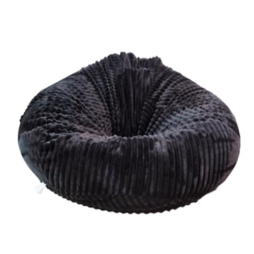 Bestenrose Keine Füllung Sitzsackstuhl für Kinder und Erwachsene nur Bezug für Sofa-Stofftiere (Schwarz, L) von Bestenrose