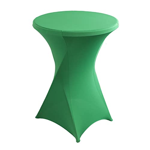 Bestenrose Stehtischhusse Stretch Cocktail Tischdecke für Stehtische Bistrotische Hochzeit Bankett Party Maschinenwäsche Mehrere Farben Zur Auswahl (grün, 60x110cm) von Bestenrose