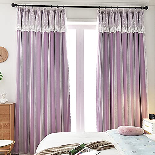 Bestenrose Vorhang Blickdicht Doppelvorhang Kinderzimmer Vorhänge Mit Kräuselband Gardinen Verdunkelungsvorhan FüR Kinderzimmer Junge MäDchen Schlafzimmer Wohnzimmer 1 StüCke (Lila, B130 x H180 cm) Bestenrose Vorhang Blickdicht Doppelvorhang Kinderzimmer Vorhänge Mit Kräuselband Gardinen Verdunkelungsvorhan FüR Kinderzimmer Junge MäDchen Schlafzimmer Wohnzimmer 1 StüCke (Lila, B130 x H180 cm) von Bestenrose