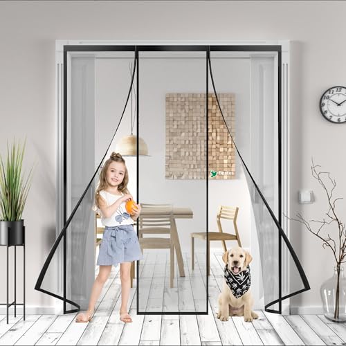 Magnetischer Fliegenvorhang Moskitonetz 120x200cm Insektenschutz Magnet Fliegenvorhang, Auto Schließen, magnetische Adsorption, für Türen/Patio Schwarz Magnetischer Fliegenvorhang Moskitonetz 120x200cm Insektenschutz Magnet Fliegenvorhang, Auto Schließen, magnetische Adsorption, für Türen/Patio Schwarz von Bestes