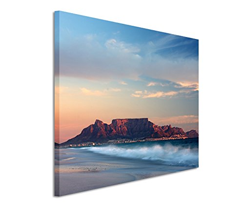 Bestforhome GmbH Modernes Bild 90x60cm Landschaftsfotografie – Strand vor Kapstadt von Bestforhome GmbH