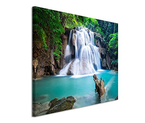 Modernes Bild 120x80cm Landschaftsfotografie – Huay Mae Kamin Wasserfall Thailand von Bestforhome GmbH