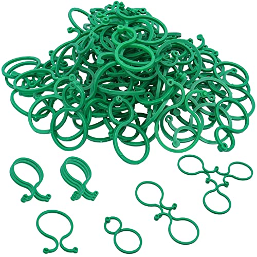 Bestgle pflanzenclips 200 stück gartenpflanze clips pflanzenklammern zur unterstützung und befestigung von pflanzen pflanzenstützen clip für sicherung und unterstützung stengel blume ranke gemüse grün von Bestgle