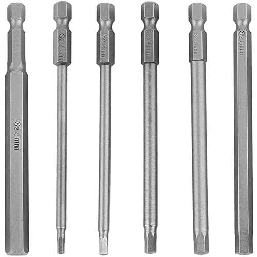 Bestgle bitsätze hex 100mm hexagon head schraubendreher bits set 6 stück magnetisch lang bit s2 stahl bitsatz kurz bit elektrisch 1/4 zoll sechskant schraubendreher satz für elektronische reparatur Bestgle bitsätze hex 100mm hexagon head schraubendreher bits set 6 stück magnetisch lang bit s2 stahl bitsatz kurz bit elektrisch 1/4 zoll sechskant schraubendreher satz für elektronische reparatur von Bestgle