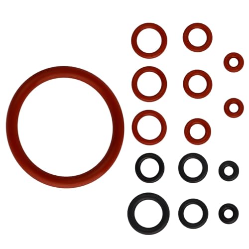 Bestgle 60Stück Dichtung O-Ringe für Philips Saeco, Silikon-O-Ring-Dichtungsset für Supportventil Dampfventil Auslaufventil Kaffeevollautomat Ersatzteile mit Philips Saeco Spidem Gaggia Kaffeemaschine von Bestgle