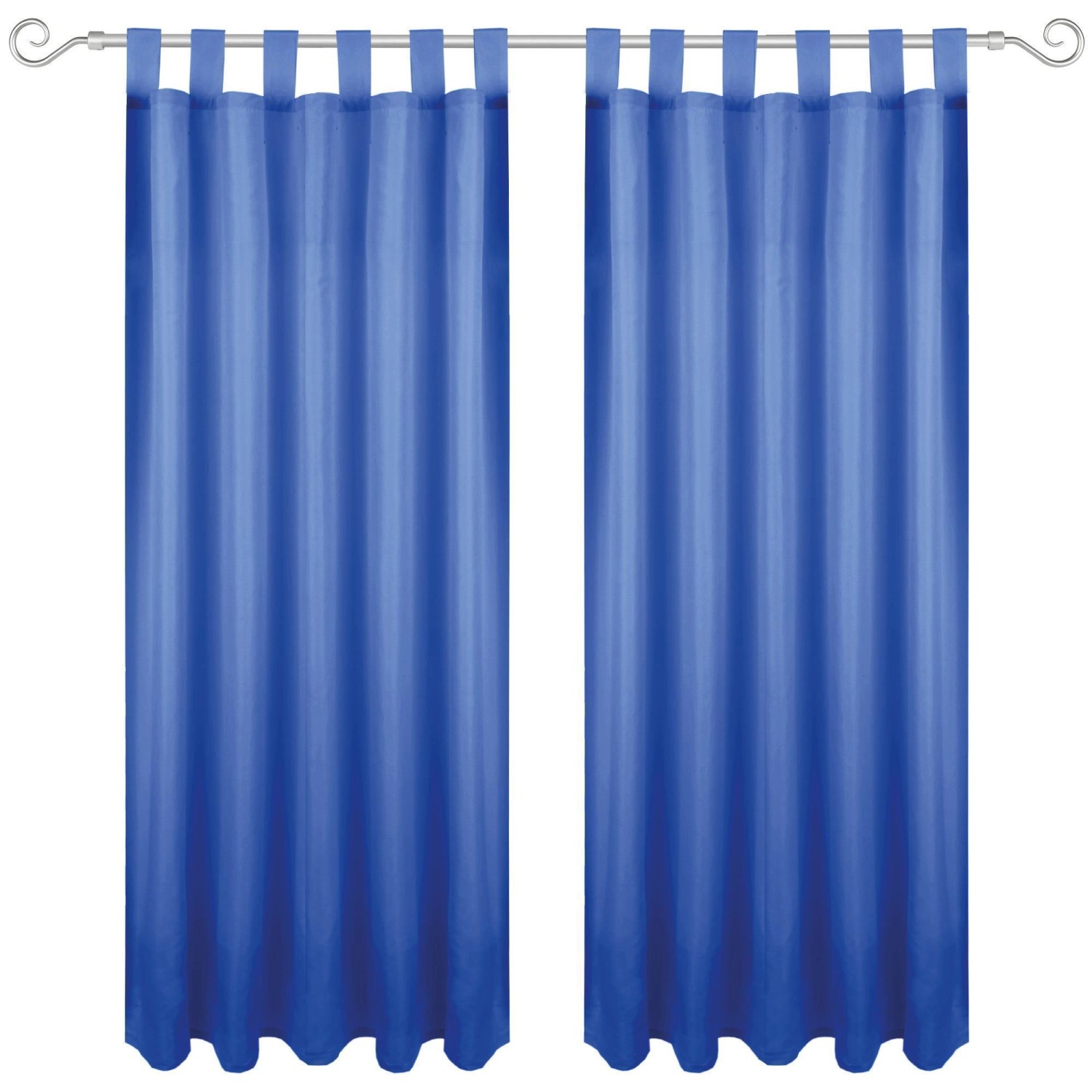 Bestgoodies Dekoschal Ellen Schlaufen Blickdicht 2er Pack 140 cm x 145 cm Blau Bestgoodies Dekoschal Ellen Schlaufen Blickdicht 2er Pack 140 cm x 145 cm Blau von Bestgoodies