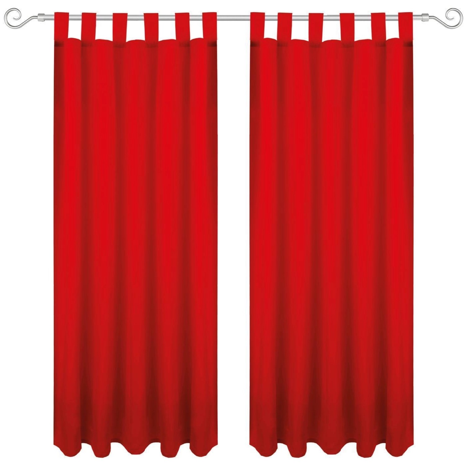 Bestgoodies Dekoschal Ellen Schlaufen Blickdicht 2er Pack 140 cm x 145 cm Rot Bestgoodies Dekoschal Ellen Schlaufen Blickdicht 2er Pack 140 cm x 145 cm Rot von Bestgoodies