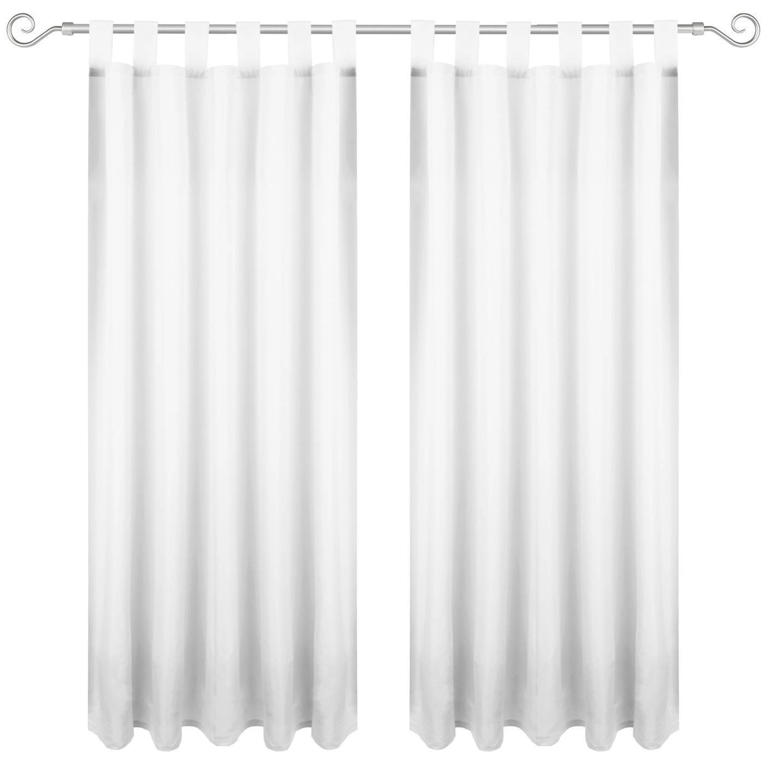 Bestgoodies Dekoschal Ellen Schlaufen Blickdicht 2er Pack 140 cm x 145 cm Weiß Bestgoodies Dekoschal Ellen Schlaufen Blickdicht 2er Pack 140 cm x 145 cm Weiß von Bestgoodies