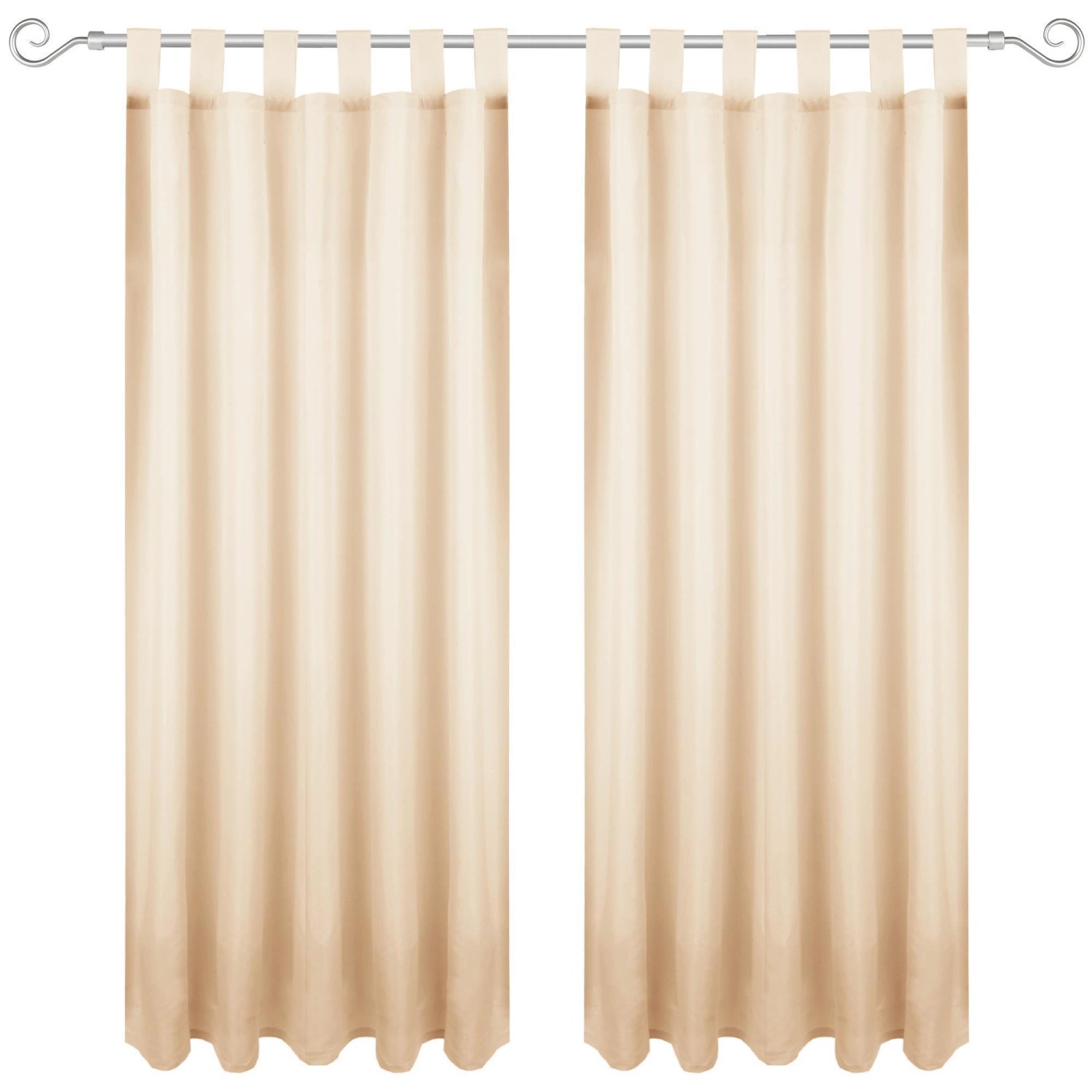 Bestgoodies Dekoschal Ellen Schlaufen Blickdicht 2er Pack 140 cm x 175 cm Beige Bestgoodies Dekoschal Ellen Schlaufen Blickdicht 2er Pack 140 cm x 175 cm Beige von Bestgoodies
