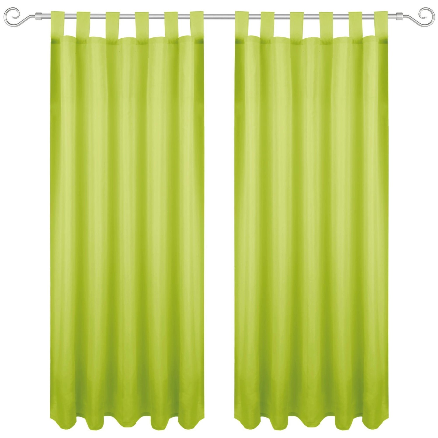 Bestgoodies Dekoschal Ellen Schlaufen Blickdicht 2er Pack 140 cm x 175 cm Grün Bestgoodies Dekoschal Ellen Schlaufen Blickdicht 2er Pack 140 cm x 175 cm Grün von Bestgoodies