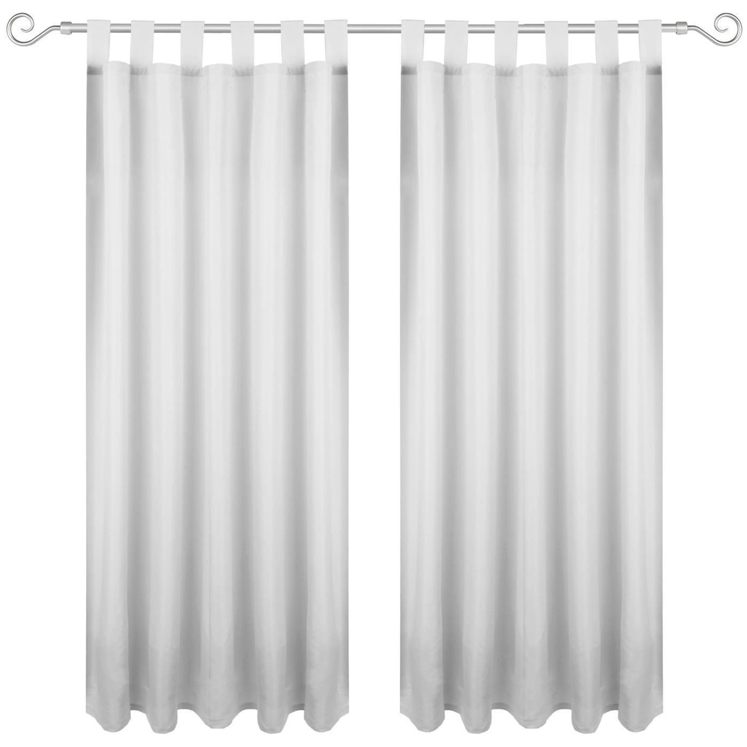 Bestgoodies Dekoschal Ellen Schlaufen Blickdicht 2er Pack 140 cm x 175 cm Hellgrau Bestgoodies Dekoschal Ellen Schlaufen Blickdicht 2er Pack 140 cm x 175 cm Hellgrau von Bestgoodies