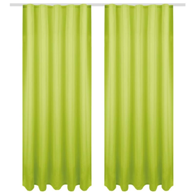 Bestgoodies Dekoschal Ellen Universalband Blickdicht 2er Pack 140 cm x 145 cm Grün von Bestgoodies