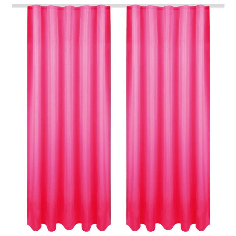 Bestgoodies Dekoschal Ellen Universalband Blickdicht 2er Pack 140 cm x 175 cm Pink von Bestgoodies