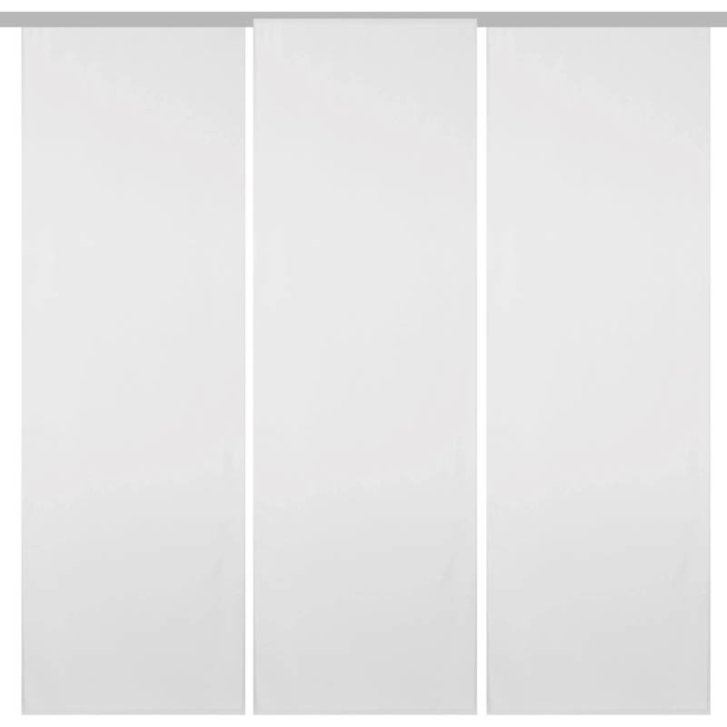 Bestgoodies Flächenvorhang Ellen 3er Pack Hellgrau von Bestgoodies