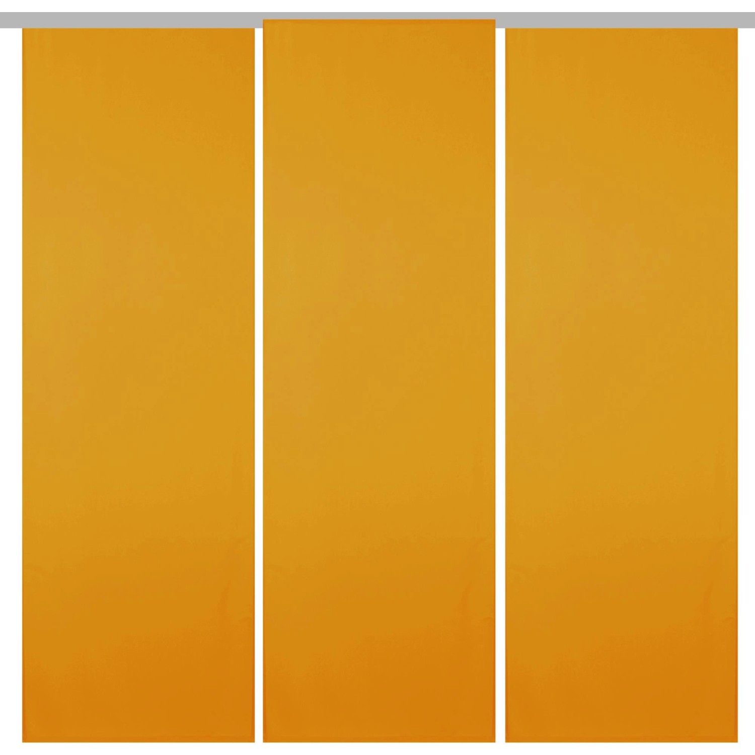Bestgoodies Flächenvorhang Ellen 3er Pack Hellorange von Bestgoodies