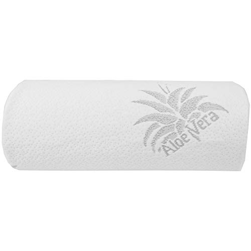 Bestgoodies Kopfkissen mit Memory Foam und abnehmbaren Bezug, Nackenrolle in 40x15cm von Bestgoodies