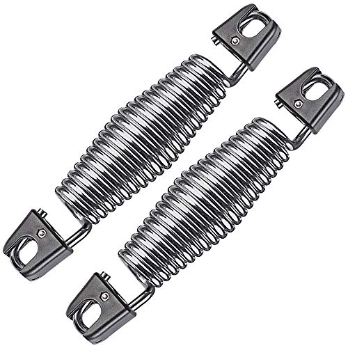 Besthouse 2 Stück Hängesessel Schwingfeder mit Sicherungsseil für Hängesessel & Hängestühle, Stahlfeder Für sanftes, sicheres Schwingen und Drehenvon Hängestuhl, bis 136 kg von BeneLabel