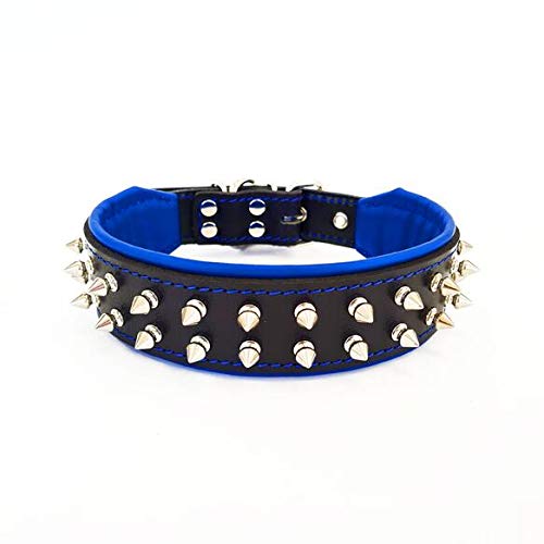 Bestia Frenchie Halsband mit Schraubspitzen. 100% Leder. Einzigartiges Design. Mops. Bulldog. Terrier. Schäferhund. Labrador. 5 cm breit. Weich gepolstert. Handgefertigt in Europa! Bestia Frenchie Halsband mit Schraubspitzen. 100% Leder. Einzigartiges Design. Mops. Bulldog. Terrier. Schäferhund. Labrador. 5 cm breit. Weich gepolstert. Handgefertigt in Europa! von Bestia