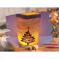 Besticktes Windlicht "Weihnachtsbaum" Freie Farbwahl Lichtbeutel Kerzenglas Deko Tischdeko Party Laterne Weihnachten Fest Advent Winter Besticktes Windlicht "Weihnachtsbaum" Freie Farbwahl Lichtbeutel Kerzenglas Deko Tischdeko Party Laterne Weihnachten Fest Advent Winter von Bestickend