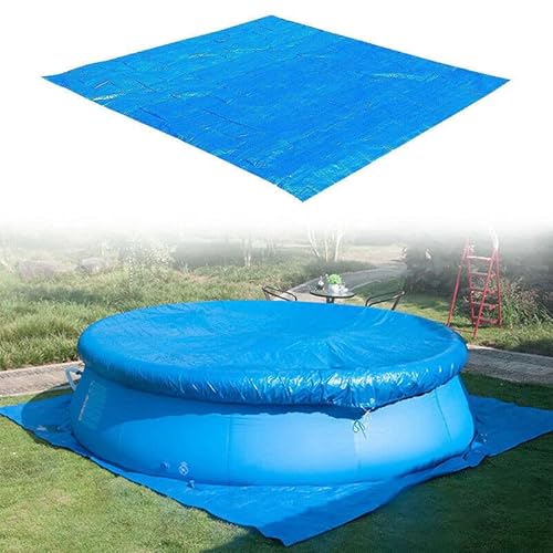 Bestine Schwimmbecken Matte Pool Grundtuch Bodenmatte Pool, Rechteckiger Faltbarer Teppichboden aus Polyester quadratische Boden-Poolmatte, Bodenfolien für Pools für Verschiedene aufblasbare Pools von Bestine