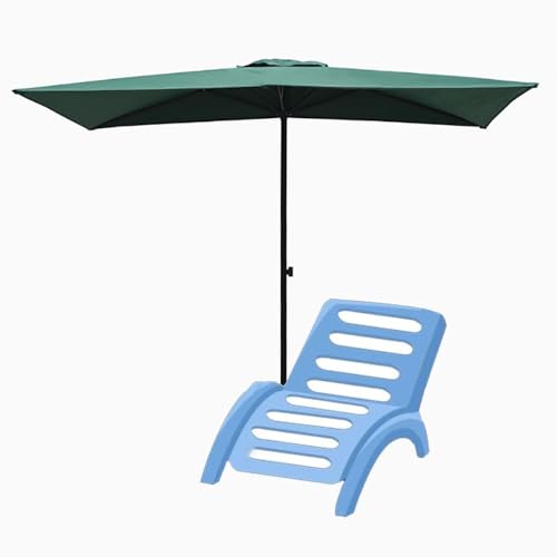 8' x 4' halbrechteckiger Sonnenschirm, Terrassenschirm für den Außenbereich mit Verstellbarer Höhe, UV-beständiger Wandbalkonschirm für die Terrasse am Pool 8' x 4' halbrechteckiger Sonnenschirm, Terrassenschirm für den Außenbereich mit Verstellbarer Höhe, UV-beständiger Wandbalkonschirm für die Terrasse am Pool von Bestiry
