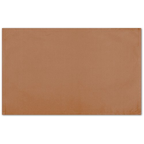 Bestlivings 1 Stück Tischsets Platzset Tischuntersetzer Platzdeckchen Tischdeko Tischmatte Essensunterlage Maße 30x45 cm, Farbe: braun - Hellbraun von Bestlivings