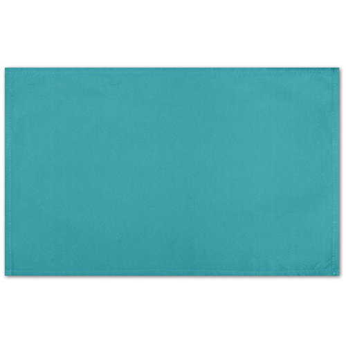 Bestlivings 1 Stück Tischsets Platzset Tischuntersetzer Platzdeckchen Tischdeko Tischmatte Essensunterlage Maße 30x45 cm, Farbe: türkis - Petrol von Bestlivings