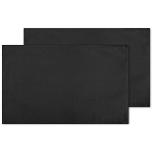 Bestlivings 2er Set Tischsets Platzset Tischuntersetzer Platzdeckchen Tischdeko Tischmatte Essensunterlage Maße 30x45 cm, Farbe: schwarz - Jet Black Bestlivings 2er Set Tischsets Platzset Tischuntersetzer Platzdeckchen Tischdeko Tischmatte Essensunterlage Maße 30x45 cm, Farbe: schwarz - Jet Black von Bestlivings