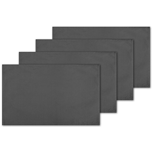 Bestlivings 4er Set Tischsets Platzset Tischuntersetzer Platzdeckchen Tischdeko Tischmatte Essensunterlage Maße 30x45 cm, Farbe: anthrazit - dunkelgrau Bestlivings 4er Set Tischsets Platzset Tischuntersetzer Platzdeckchen Tischdeko Tischmatte Essensunterlage Maße 30x45 cm, Farbe: anthrazit - dunkelgrau von Bestlivings