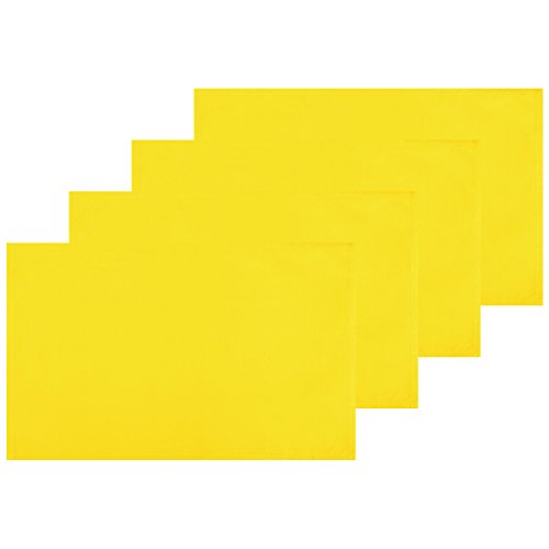 Bestlivings 4er Set Tischsets Platzset Tischuntersetzer Platzdeckchen Tischdeko Tischmatte Essensunterlage Maße 30x45 cm, Farbe: gelb - Sonnengelb Bestlivings 4er Set Tischsets Platzset Tischuntersetzer Platzdeckchen Tischdeko Tischmatte Essensunterlage Maße 30x45 cm, Farbe: gelb - Sonnengelb von Bestlivings