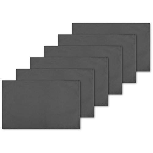 Bestlivings 6er Set Tischsets Platzset Tischuntersetzer Platzdeckchen Tischdeko Tischmatte Essensunterlage Maße 30x45 cm, Farbe: anthrazit - dunkelgrau Bestlivings 6er Set Tischsets Platzset Tischuntersetzer Platzdeckchen Tischdeko Tischmatte Essensunterlage Maße 30x45 cm, Farbe: anthrazit - dunkelgrau von Bestlivings
