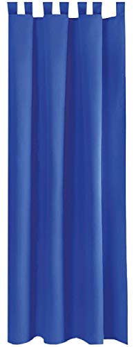 Bestlivings Blickdichte (Blau) Gardine mit Schlaufen in 140x245 cm (BxL), Vorhang Dekoschal als Sichtschutz von Bestlivings