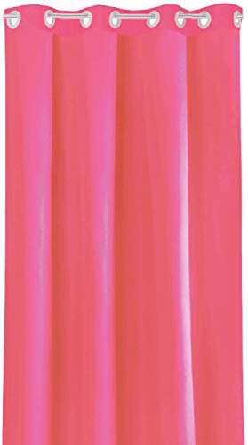 Bestlivings Blickdichte Gardine mit Ösen (140x145 cm/Pink), in vielen Variationen von Bestlivings