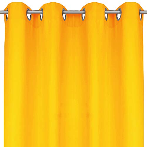 Bestlivings Blickdichte Orange Gardine mit Ösen in 140x175 cm (BxL), in vielen Größen und Farben von Bestlivings