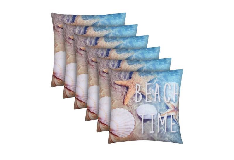 Bestlivings Dekokissen Outdoorkissen 45 x 45 cm, schmutz- und wasserabweisend Outdoor Kissen Reißverschluss Garten von Bestlivings