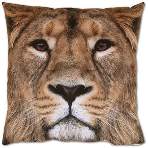 Bestlivings Dekokissen mit abnehmbaren Bezug in 40x40 cm (Löwe) von Bestlivings