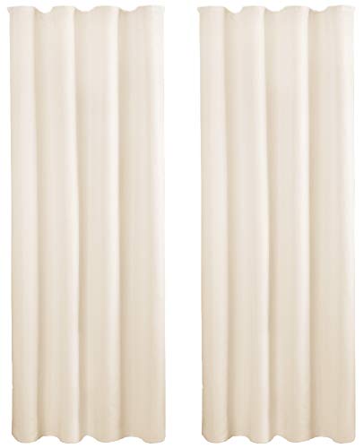 Bestlivings Dekoschal 2er Pack mit Universalband, 140x245 cm beige von Bestlivings