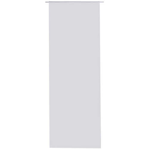 Bestlivings Flächen-Vorhang Blickdicht Schiebe-gardine Raumteiler Schiebe-Vorhang ca.60cm x 245cm, Auswahl: ohne Zubehör, grau - hellgrau von Bestlivings