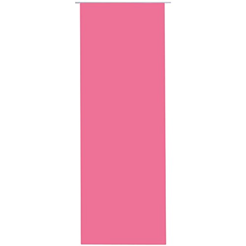 Bestlivings Flächen-Vorhang Blickdicht Schiebe-gardine Raumteiler Schiebe-Vorhang ca.60cm x 245cm, Auswahl: ohne Zubehör, pink - rosa von Bestlivings