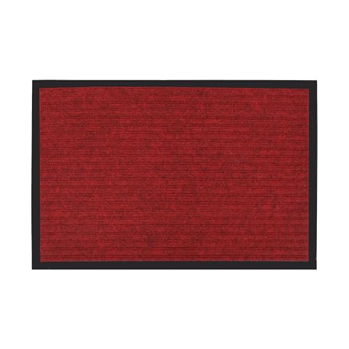 Bestlivings Fußmatte Hochwertig, für Innen- und Außenbereich (40x60 cm/Rot) Fußabtreter Schmutzfangmatte Türmatte Bodenmatte Läufer Teppich Türvorleger Abtreter von Bestlivings