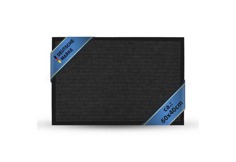 Bestlivings Fußmatte Basic Matte, Rechteckig, Höhe: 5 mm, extra flach und saugstark, rutschfest von Bestlivings