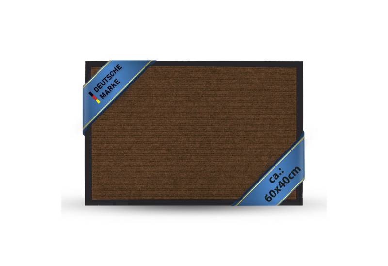 Bestlivings Fußmatte Basic Matte, Rechteckig, Höhe: 5 mm, extra flach und saugstark, rutschfest von Bestlivings