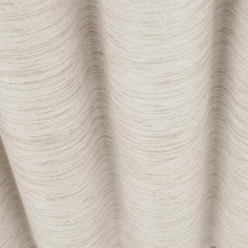 Bestlivings Gardine Blickdicht Joy Dekoschal mit Schlaufen (Beige, 140x245 cm) - Gardinen Vorhang für Gardinenstange von Bestlivings